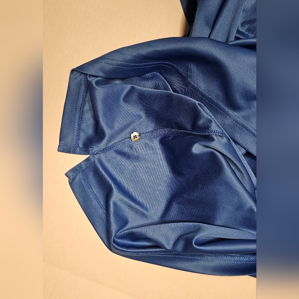 [OKC Thunder] NBA Gear Thunder Blue Polo 《L》2025 NBA Champs - Picture 7 of 8
